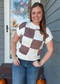 Willow Checkered Knit