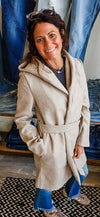 Jackie Fleece Belted Coat