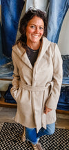 Jackie Fleece Belted Coat