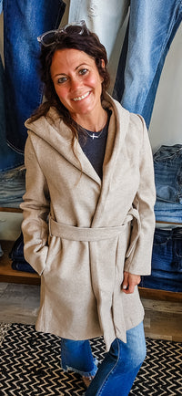 Jackie Fleece Belted Coat