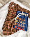 Pumpkin Spice Plaid Flannel