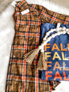 Pumpkin Spice Plaid Flannel