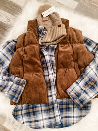 Cocoa Corduroy Vest