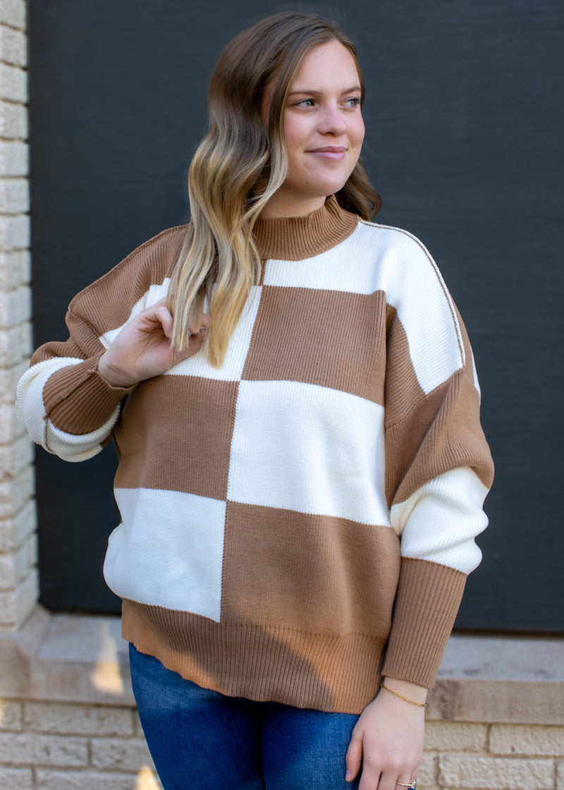 Clove Checker Sweater