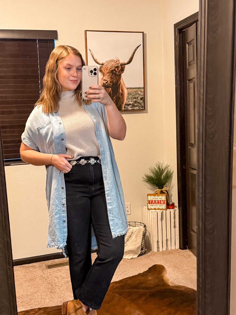 Dixie Denim Dress – Silver Creek 605