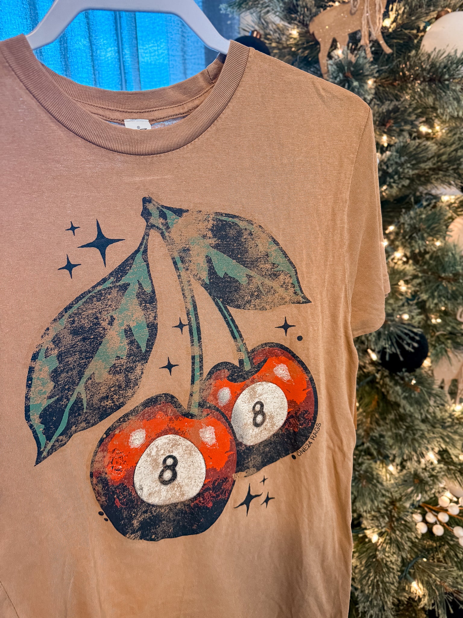Eight Ball Cherry Tee
