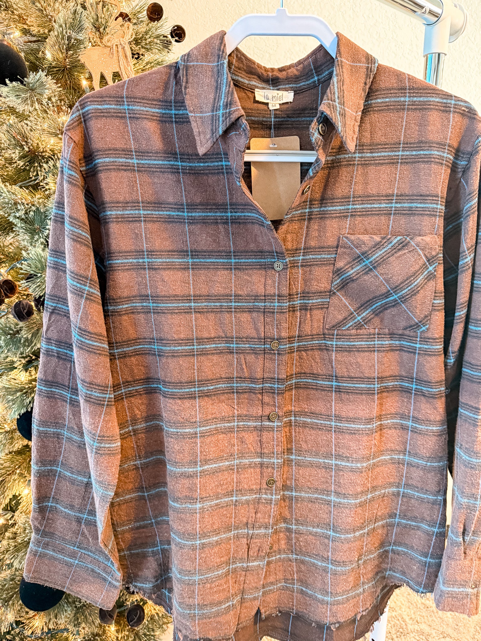 Tenley Mocha Flannel