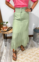 Willow Sage Maxi Skirt