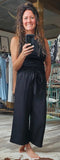 Kelly Black Dress Up Crop Pant