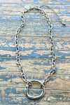 Tanzy Circle Hoop Necklace
