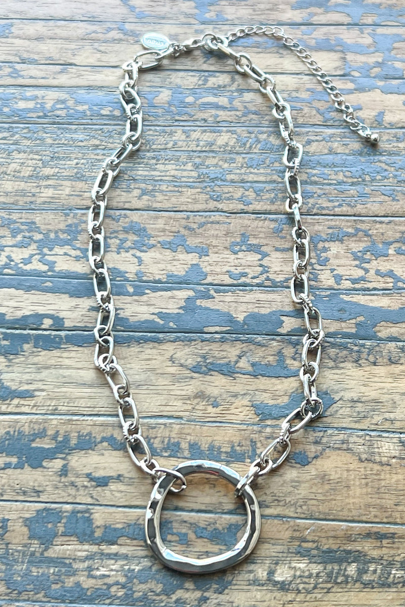 Tanzy Circle Hoop Necklace