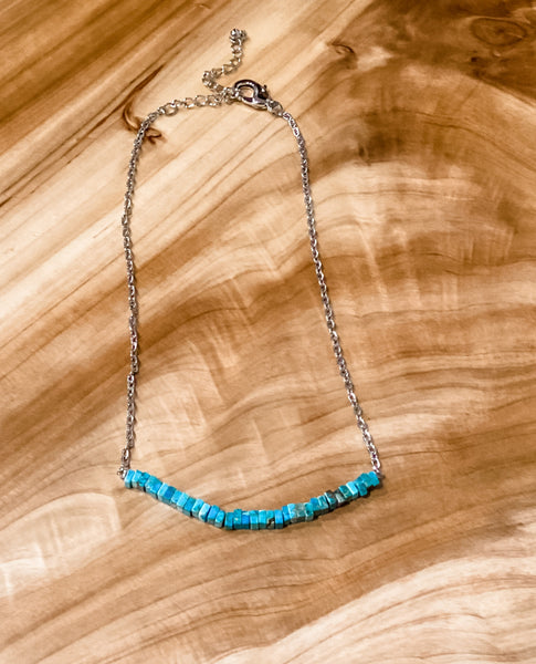 Sadie Turquoise Gemstone Necklace