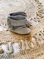 Toddler Suede Fringe Boots